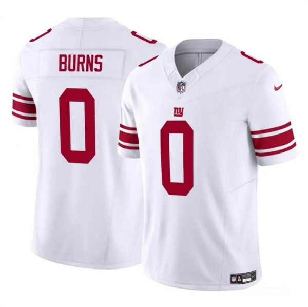 Men New York Giants #0 Brian Burns White 2023 F.U.S.E. Vapor Untouchable Limited Stitched Jersey