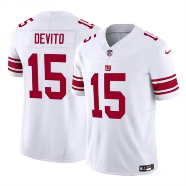 Men New York Giants #15 Tommy DeVito White 2023 F.U.S.E. Vapor Untouchable Limited Stitched Jersey