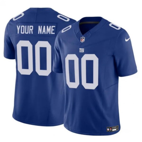 New York Giants Active Player Custom Blue 2023 F.U.S.E Vapor Limited Stitched Football Jersey