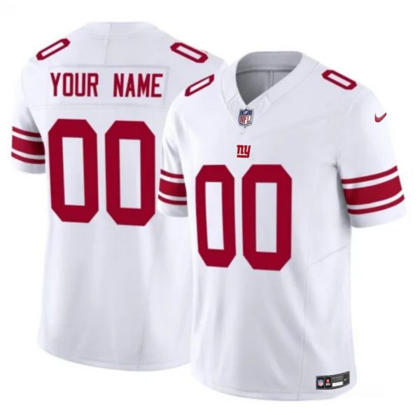 New York Giants Active Player Custom White 2023 F.U.S.E Vapor Limited Stitched Football Jersey