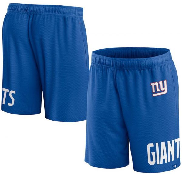 Men New York Giants Blue Shorts
