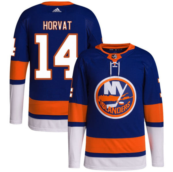 Men New York Islanders #14 Bo Horvat Royal Stitched Jersey