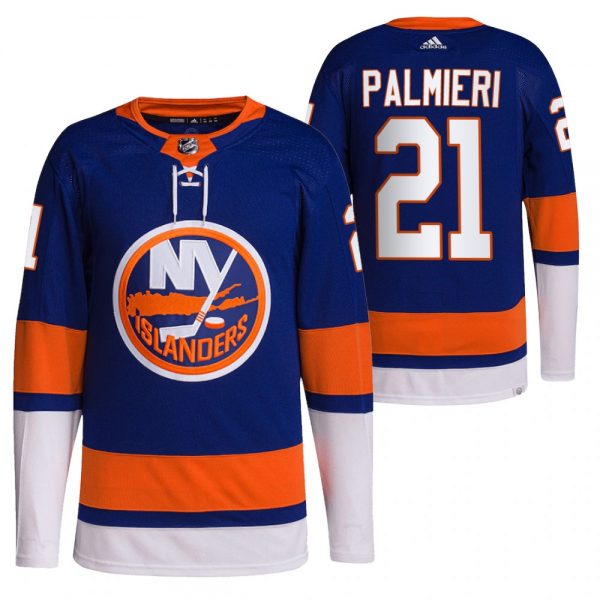 Men New York Islanders #21 Kyle Palmieri Royal Stitched Jersey
