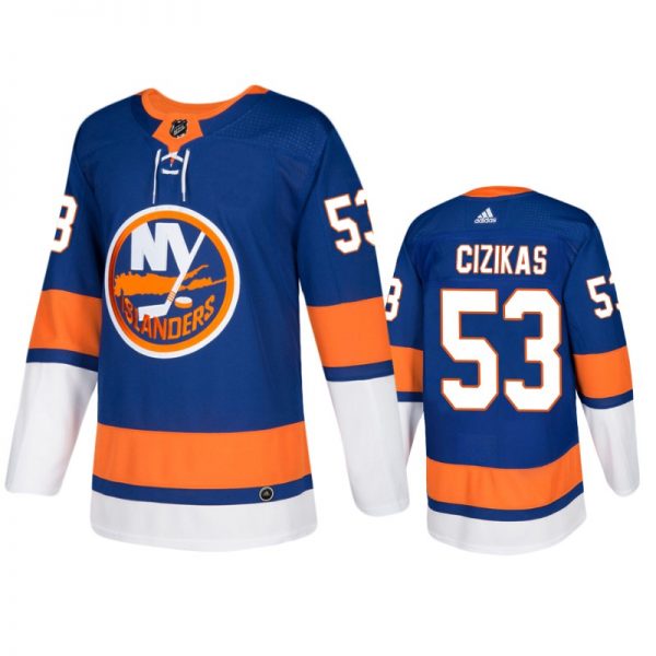 Men New York Islanders #53 Casey Cizikas Royal Stitched Jersey