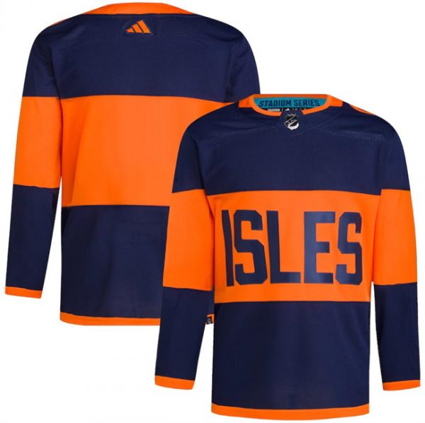 Men New York Islanders Blank Navy 2024 Stadium Series Stitched Jersey