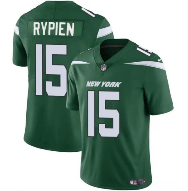 Men New York Jets #15 Brett Rypien Green Vapor Untouchable Limited Stitched Jersey