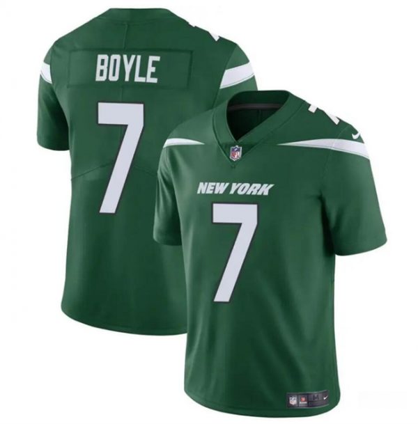 Men New York Jets #7 Tim Boyle Green Vapor Untouchable Limited Stitched Jersey