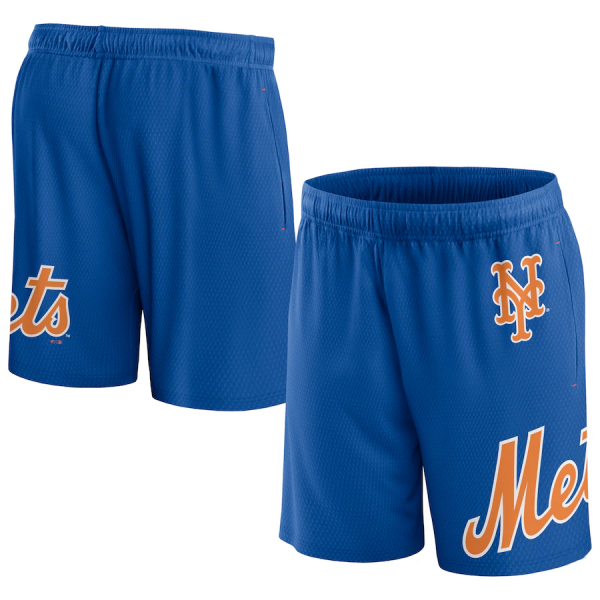 Men New York Mets Royal Clincher Mesh Shorts