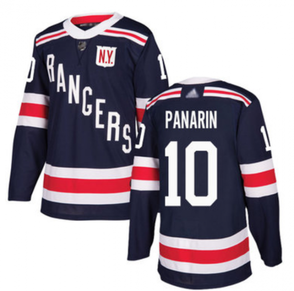 Men New York Rangers #10 Artemi Panarin Navy Winter Classic Home Stitched Jersey