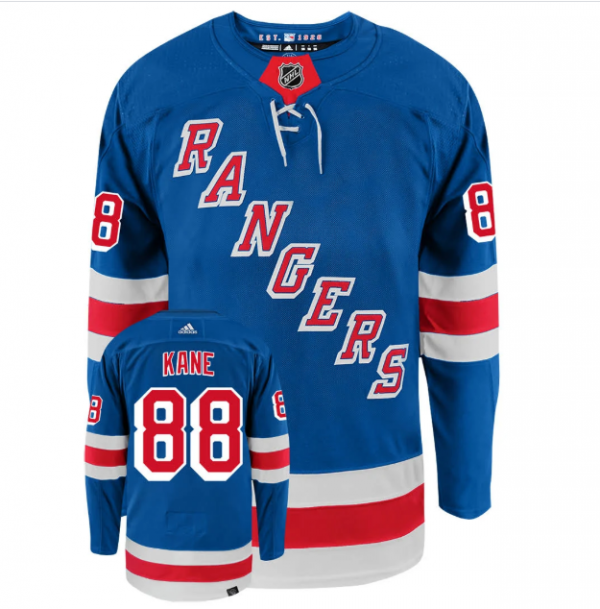 Men New York Rangers #88 Patrick Kane Royal Stitched Jersey