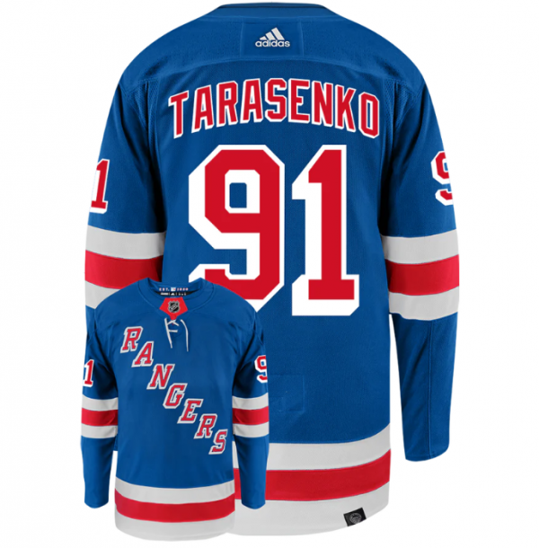 Men New York Rangers #91 Vladimir Tarasenko Royal Stitched Jersey