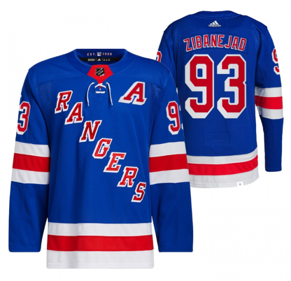 Men New York Rangers #93 Mika Zibanejad Blue Stitched Jersey Men New York Rangers #93 Mika Zibanejad Blue Stitched Jersey