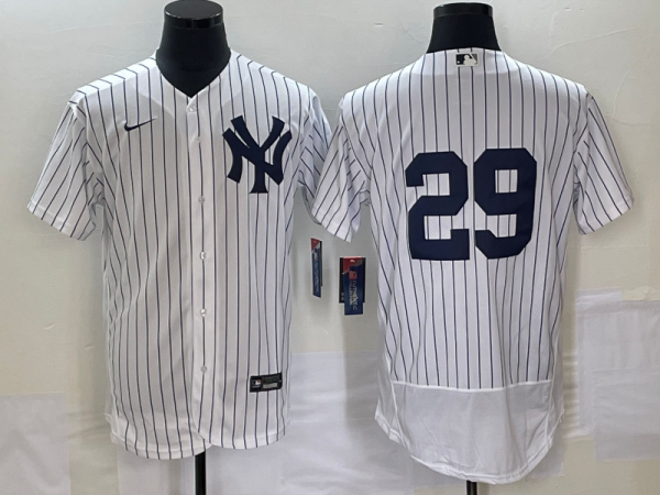 Men New York Yankees #29 Gio Urshela White Flex Base Stitched Baseball Jersey