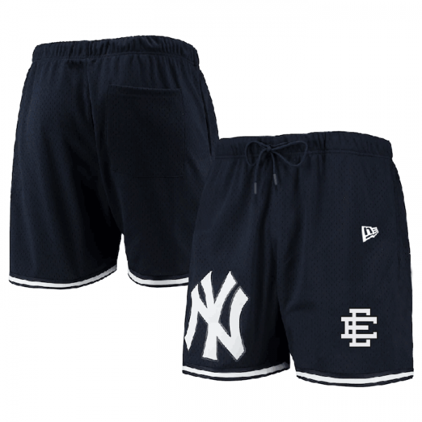 Men New York Yankees Navy Mesh Shorts