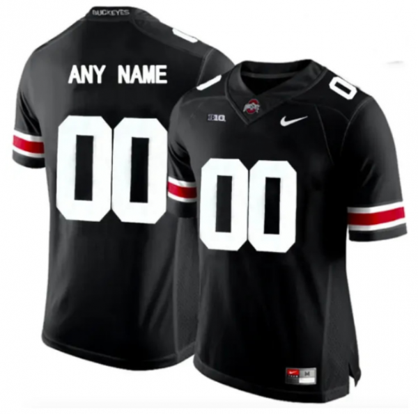 Ohio State Buckeyes ACTIVE PLAYER Custom Black Stitched Jersey