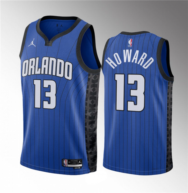 Men Orlando Magic #13 Jett Howard Blue 2023 Draft Statement Edition Stitched Basketball Jersey