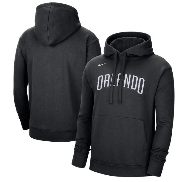 Men Orlando Magic Black 2022/23 City Edition Essential Pullover Hoodie