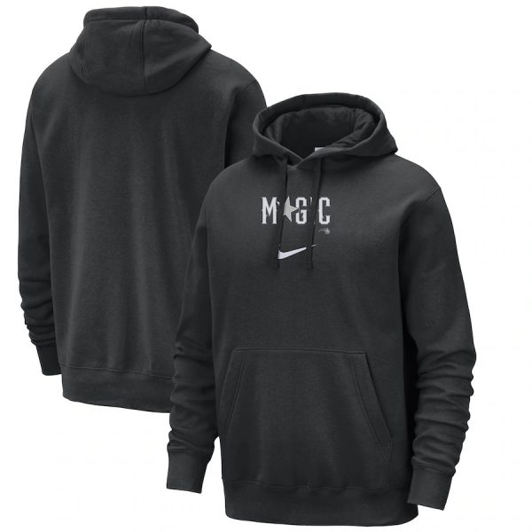 Men Orlando Magic Black 2023/24 City Edition Essential Club Pullover Hoodie
