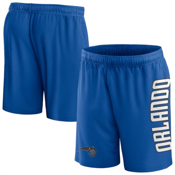 Men Orlando Magic Blue Post Up Mesh Shorts(Run Small)