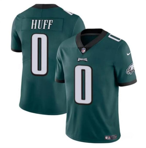 Men Philadelphia Eagles #0 Bryce Huff Green Vapor Untouchable Limited Stitched Football Jersey