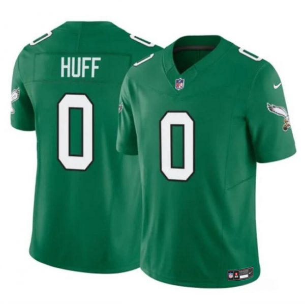 Men Philadelphia Eagles #0 Bryce Huff Kelly Green 2024 F.U.S.E Vapor Untouchable Limited Stitched Football Jersey