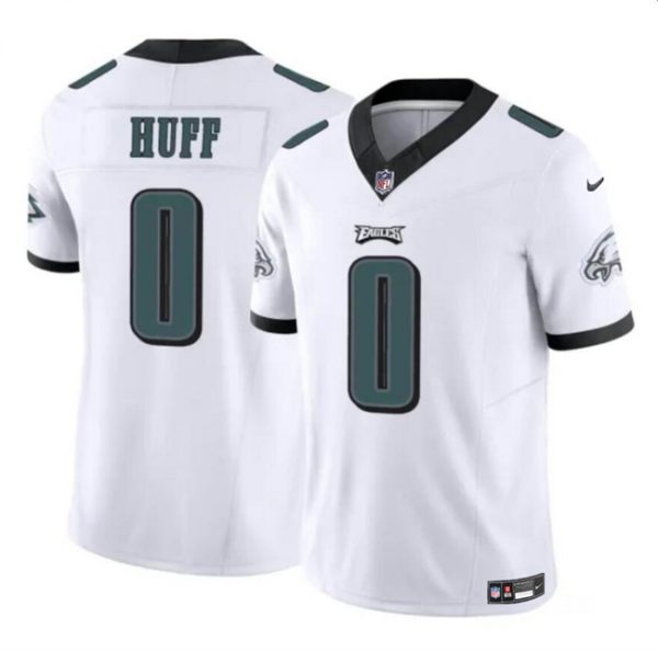 Men Philadelphia Eagles #0 Bryce Huff White 2024 F.U.S.E Vapor Untouchable Limited Stitched Football Jersey