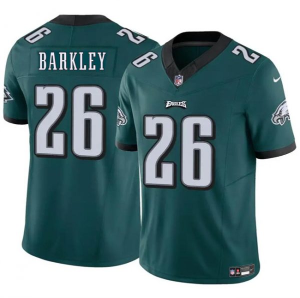 Men Philadelphia Eagles #26 Saquon Barkley Green 2023 F.U.S.E. Vapor Untouchable Limited Stitched Football Jersey