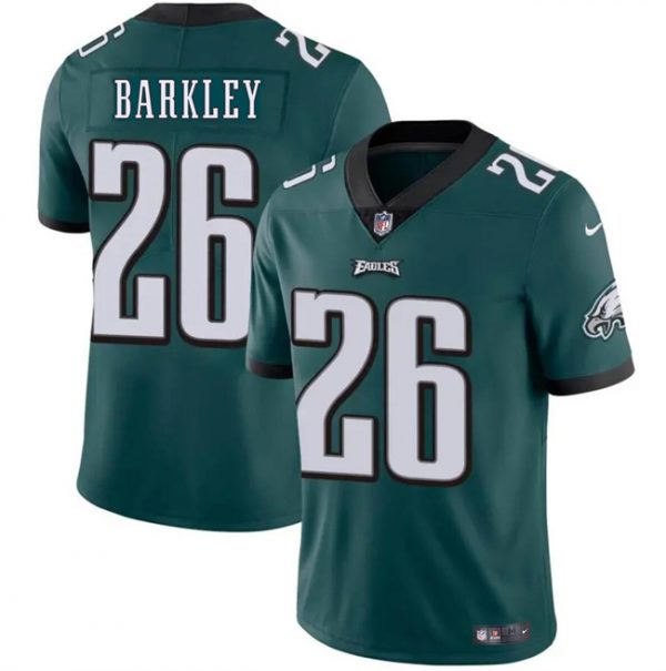 Men Philadelphia Eagles #26 Saquon Barkley Green Vapor Untouchable Limited Stitched Football Jersey