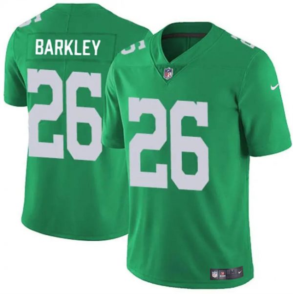 Men Philadelphia Eagles #26 Saquon Barkley Kelly Green Vapor Untouchable Limited Stitched Football Jersey