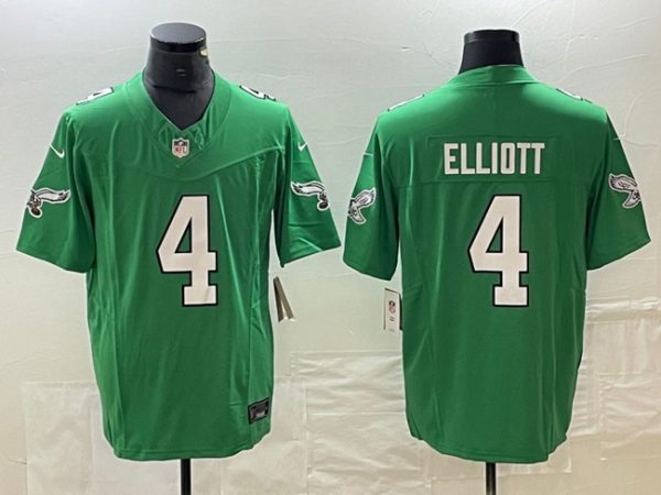 Men Philadelphia Eagles #4 Jake Elliott Green 2023 F.U.S.E. Vapor Untouchable Limited Stitched Football Jersey