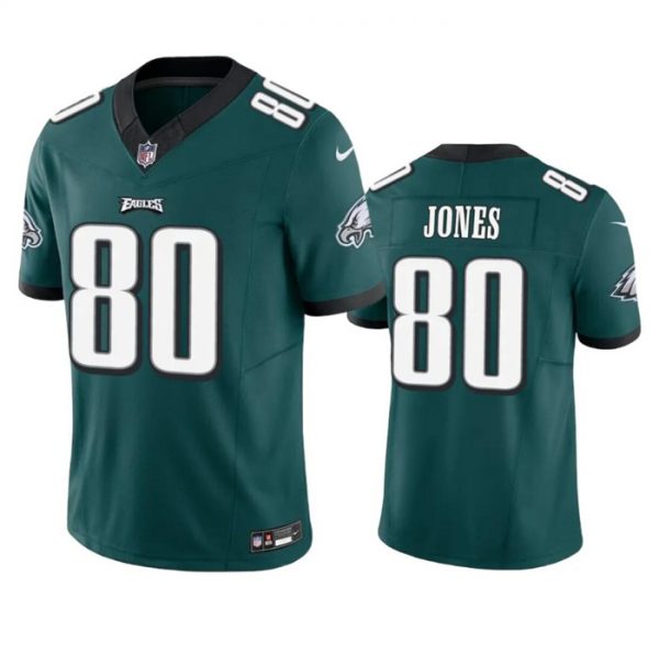 Men Philadelphia Eagles #80 Julio Jones Green 2023 F.U.S.E. Vapor Untouchable Limited Stitched Football Jersey