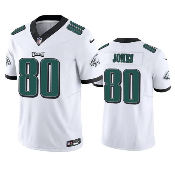 Men Philadelphia Eagles #80 Julio Jones White 2023 F.U.S.E. Vapor Untouchable Limited Stitched Football Jersey
