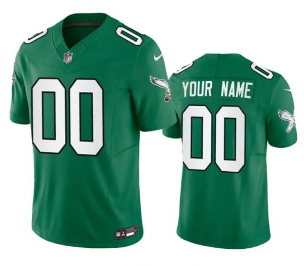 Philadelphia Eagles Customized Green 2023 F.U.S.E. Vapor Untouchable Stitched Football Jersey