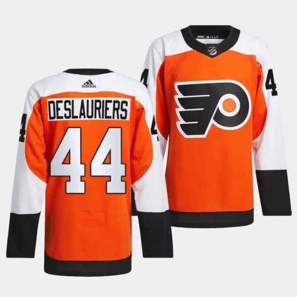 Men Philadelphia Flyers #44 Nicolas Deslauriers 2023/24 Orange Stitched Jersey