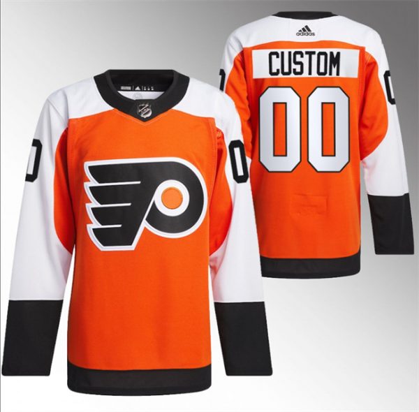 Philadelphia Flyers Custom 2023/24 Orange Stitched Jersey