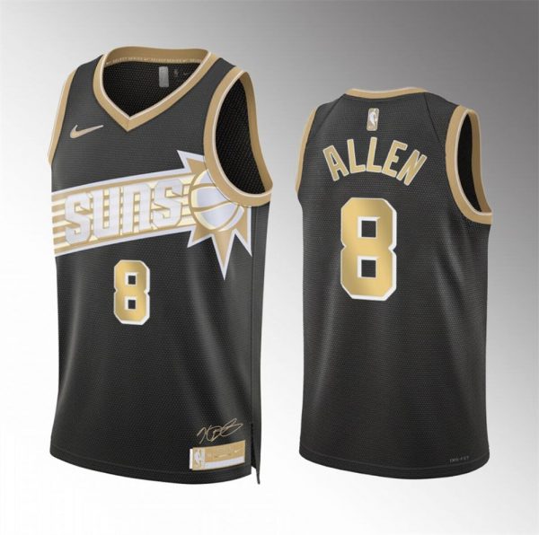Men Phoenix Suns #8 Grayson Allen Black 2024 Select Series Stitched Basketball Jersey