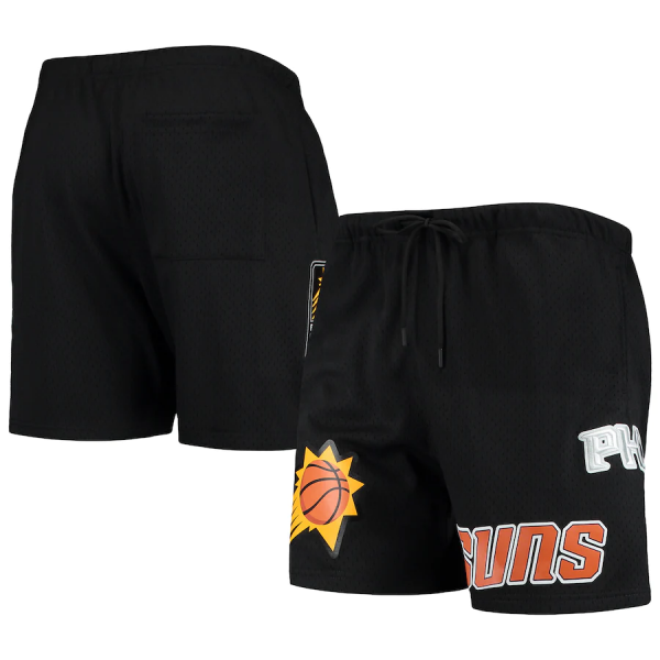 Men Phoenix Suns Black Chenille Shorts