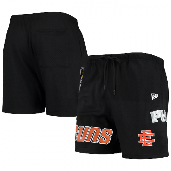 Men Phoenix Suns Black Shorts 001