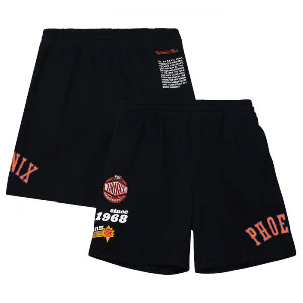 Men Phoenix Suns Black Shorts 002