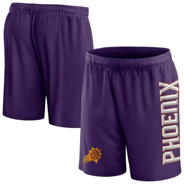 Men Phoenix Suns Purple Post Up Mesh Shorts(Run Small)
