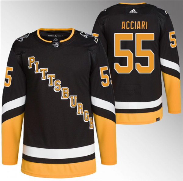 Men Pittsburgh Penguins #55 Noel Acciari Black 2021/22 Alternate Primegreen Stitched Jersey