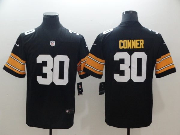 Men Pittsburgh Steelers #30 James Conner 2018 Black Vapor Untouchable Limited Stitched NFL Jersey