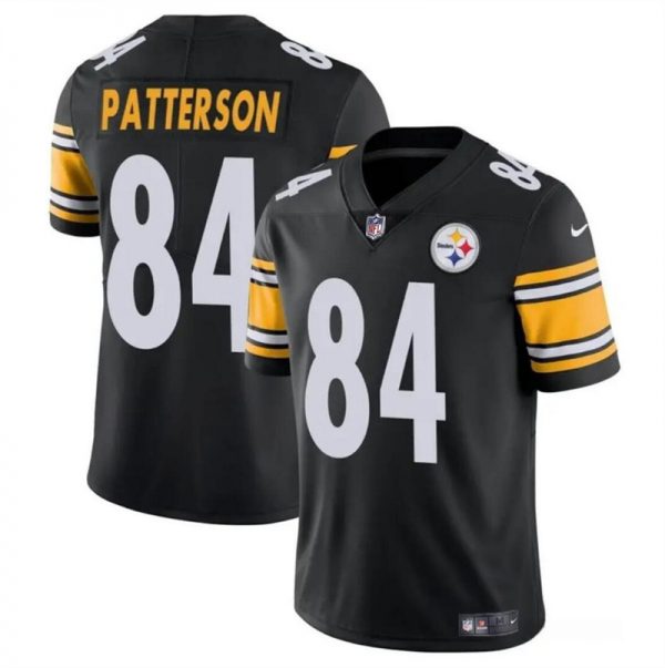 Men Pittsburgh Steelers #84 Cordarrelle Patterson Black Vapor Untouchable Limited Stitched Jersey