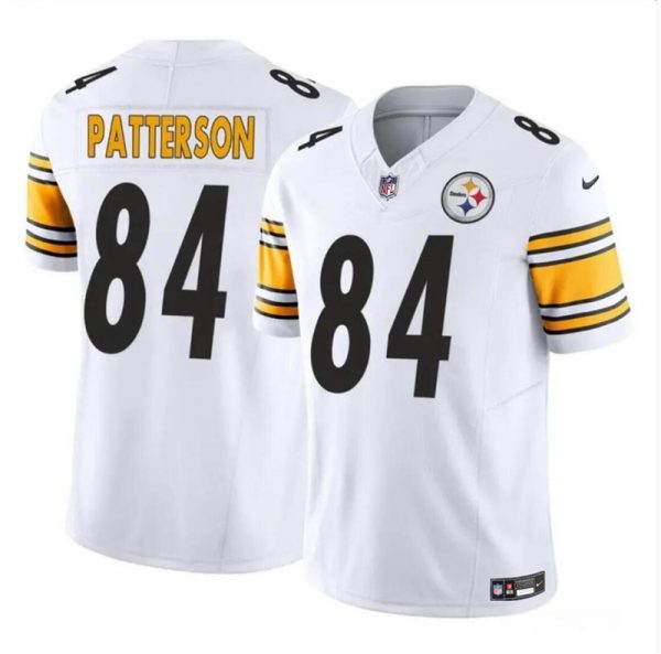 Men Pittsburgh Steelers #84 Cordarrelle Patterson White 2024 F.U.S.E Vapor Untouchable Limited Stitched Jersey