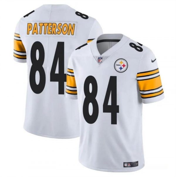 Men Pittsburgh Steelers #84 Cordarrelle Patterson White Vapor Untouchable Limited Stitched Jersey