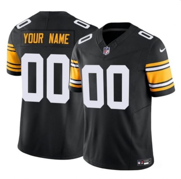 Pittsburgh Steelers Active Player Custom Black 2023 F.U.S.E Alternate Vapor Untouchable Limited Football Jersey
