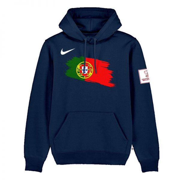 Men Portugal Navy 2022 FIFA World Cup Soccer Hoodie