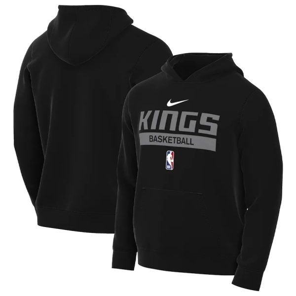 Men Sacramento Kings Black Spotlight Fleece Overhead Hoodie