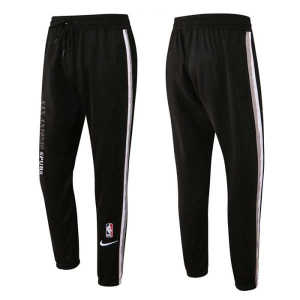 Men San Antonio Spurs Black Performance Showtime Basketball Pants