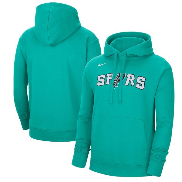 Men San Antonio Spurs Teal 2022/23 City Edition Essential Pullover Hoodie